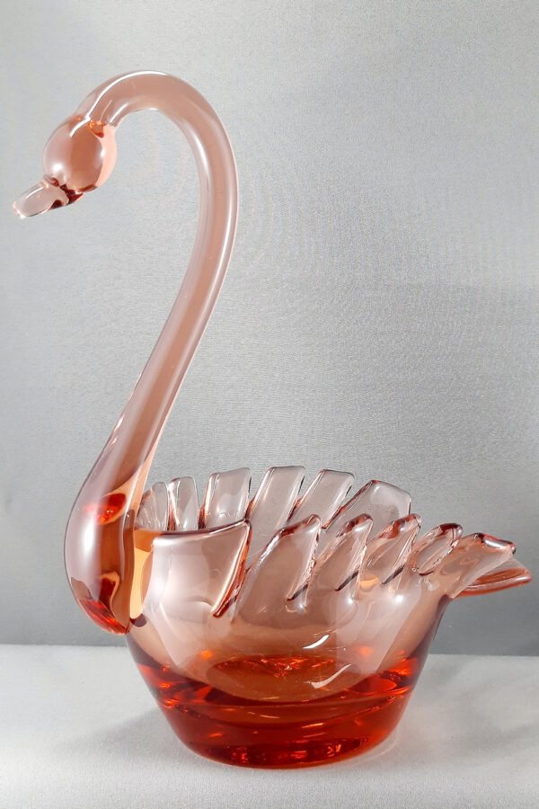 Bohemian Swan Art Glass