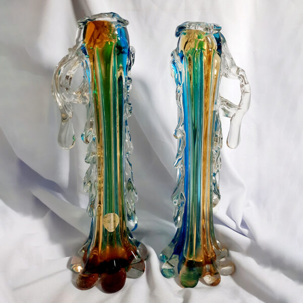 art glass elephant foot vases ag2133(6)