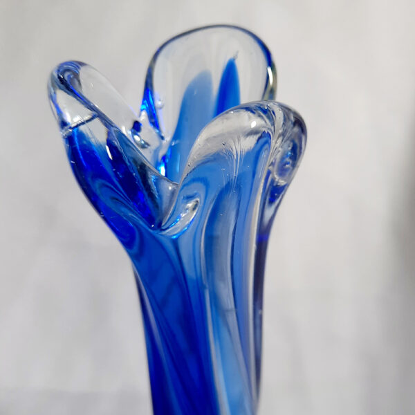 art glass vintage twist stem vase ag2717(2)