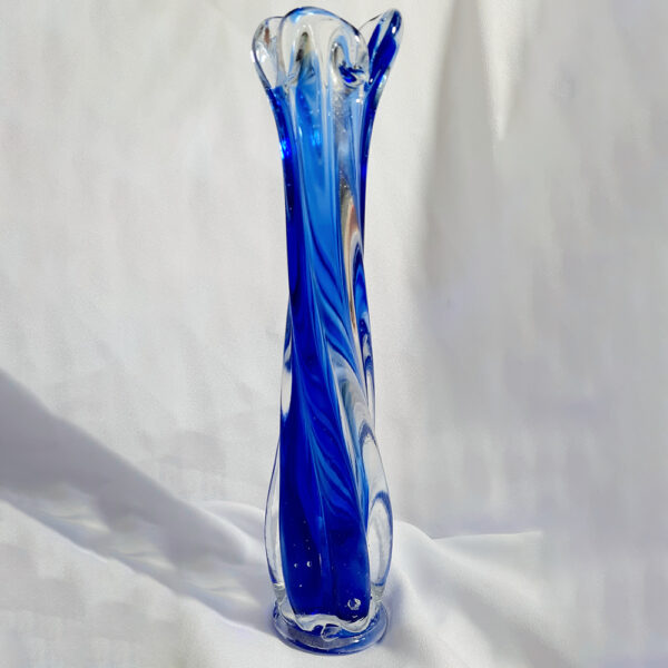 art glass vintage twist stem vase ag2717(3)