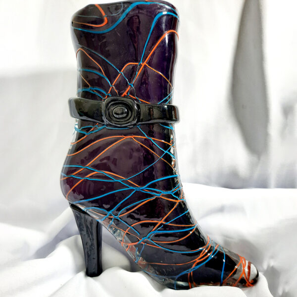 artglass boot vase ag2871(1)