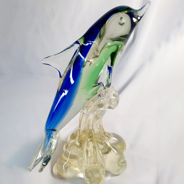 artglass dolphin ornament ag860(1)