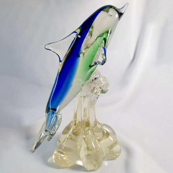 artglass dolphin ornament ag860(3)