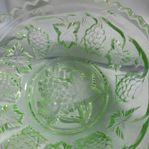 Depression Glass Grape or Berry Bowl