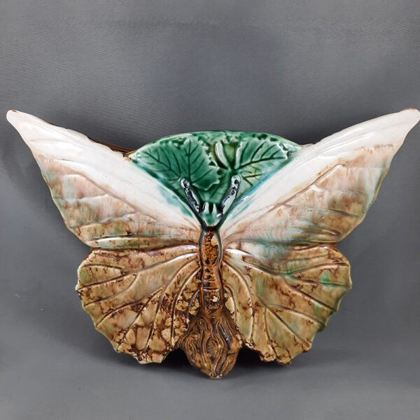 COL398-Majolica Butterfly Vase (2)