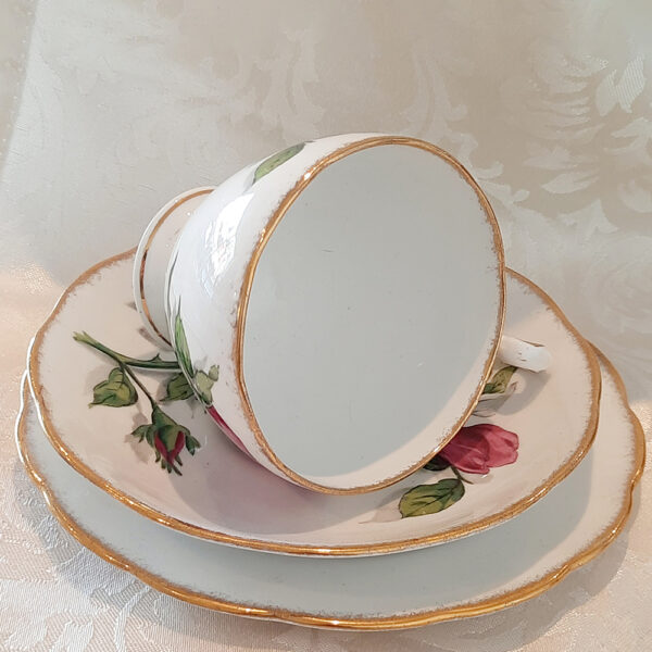 Roslyn Shadow Rose Tea Trio Set