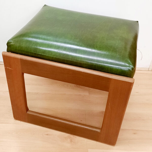 Mid Century Modern Footstool Right Side