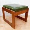 Mid Century Modern Footstool Back