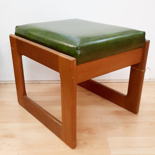 Mid Century Modern Footstool Back