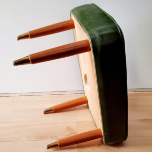 Vintage Green Stool Base - Removable Legs