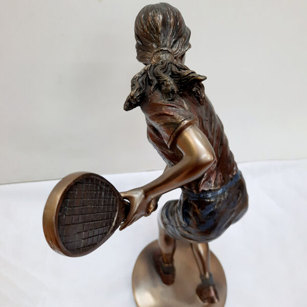 Bronze-Like Tennis Statue 1