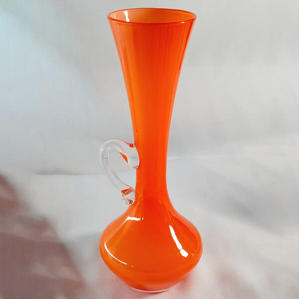 Orange Retro Vase Right Side