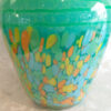 Stunning Green Art Glass Vase