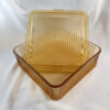 Large Refrigerator Amber Dish