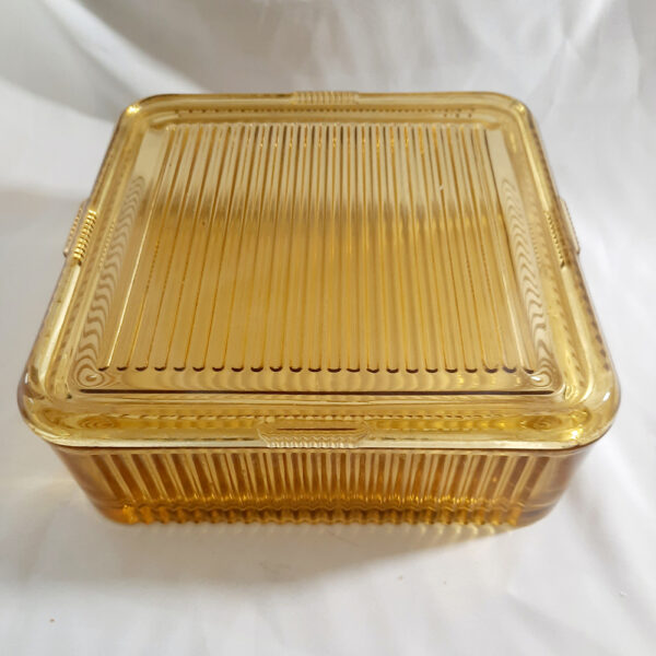 Large Refrigerator Amber Dish