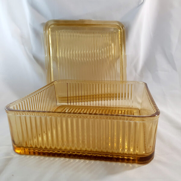 Large Refrigerator Amber Dish