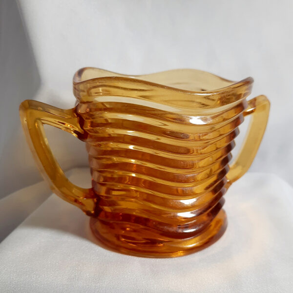 amber depression sugar bowl