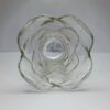 large vintage crown crystal petals vase