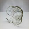 large vintage crown crystal petals vase
