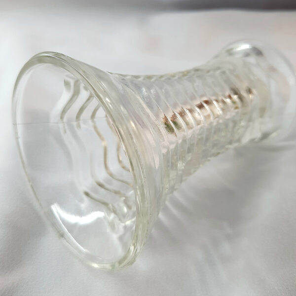 art deco australian crown crystal glass co waverly vase