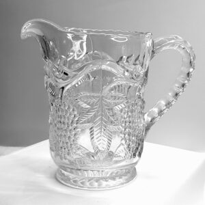 vintage australian crown crystal glass co jug