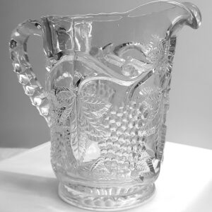 vintage australian crown crystal glass co jug