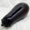 deep purple eggplant ornament