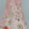 pale pink victorian enamelled vase