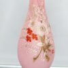 pale pink victorian enamelled vase