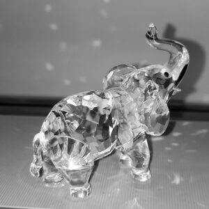 retired swarosvski crystal elephant
