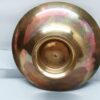 large vintage enameled bird design pedestal bowl