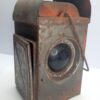 vintage council roadworks signal lantern