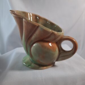 australian diana pottery fan shaped vase