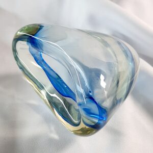 small artglass vase