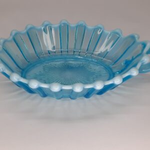 victorian davidsons blue pearline bowl