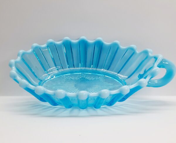 victorian davidsons blue pearline bowl