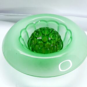 large english davidson pale green float bowl
