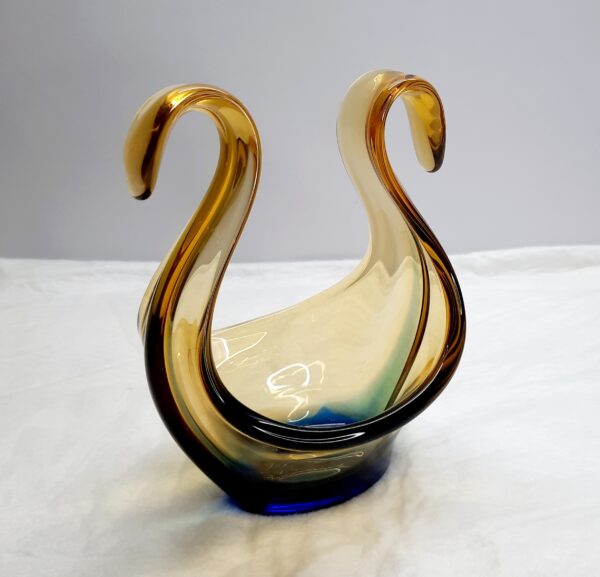 m.c.m italian sommerso art glass bowl