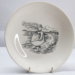 vintage adams pottery collectors plate