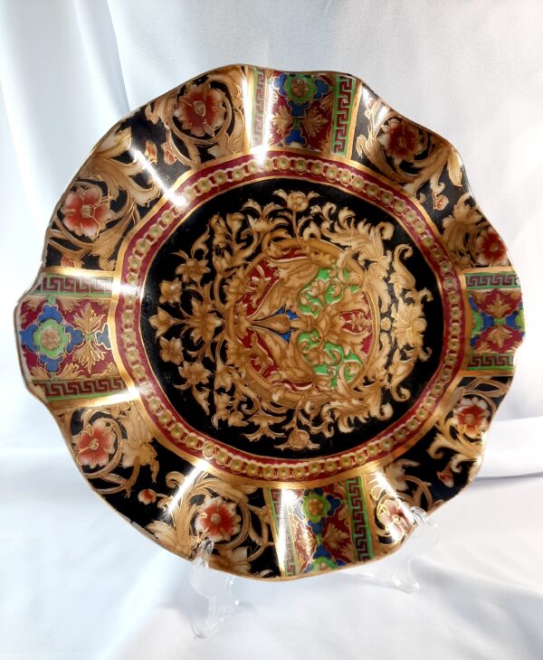 decorative hand gilded plate