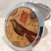 hummingbird ladies mirror compact