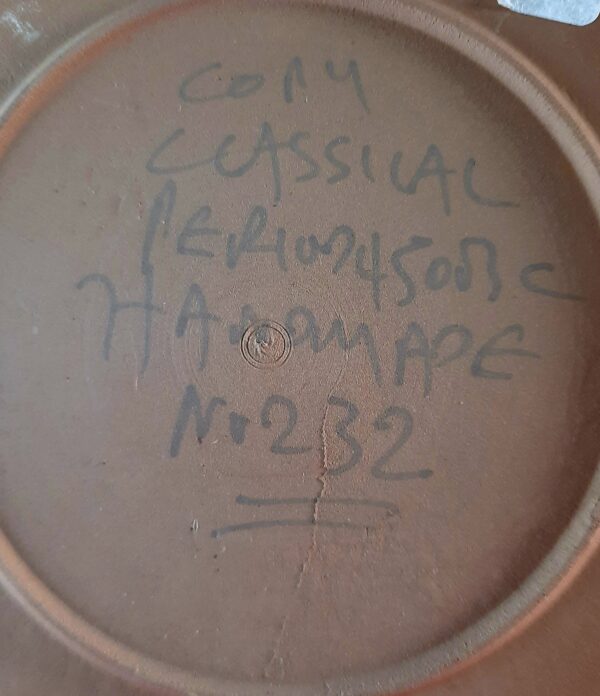 greek terracotta decorative plate