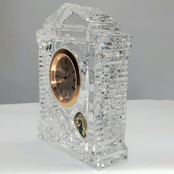 waterford crystal seiko mantel clock