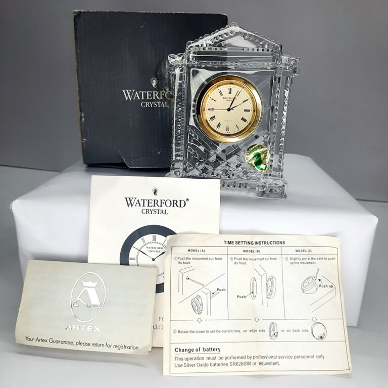 Waterford Crystal Seiko Mantel Clock