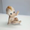 vintage set of 3 lefton bisque kewpie piano figurines
