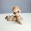 vintage set of 3 lefton bisque kewpie piano figurines