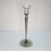 swedish orrefors smoked glass candle holders
