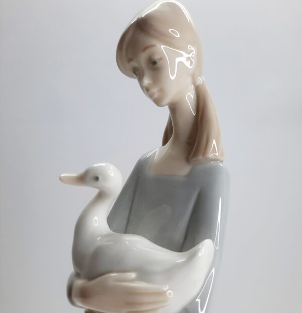 lladro nao goose figurine 1978
