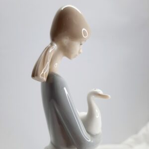 lladro nao goose figurine 1978