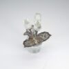 silver and crystal roses